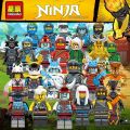 24pcs DG1002 LegoINGly Ninjagoes Sets NINJA Warrior Ice Emperor Heroes Action Figures Kai Jay Cole Zane Nya Lloyd Minifig Toys. 