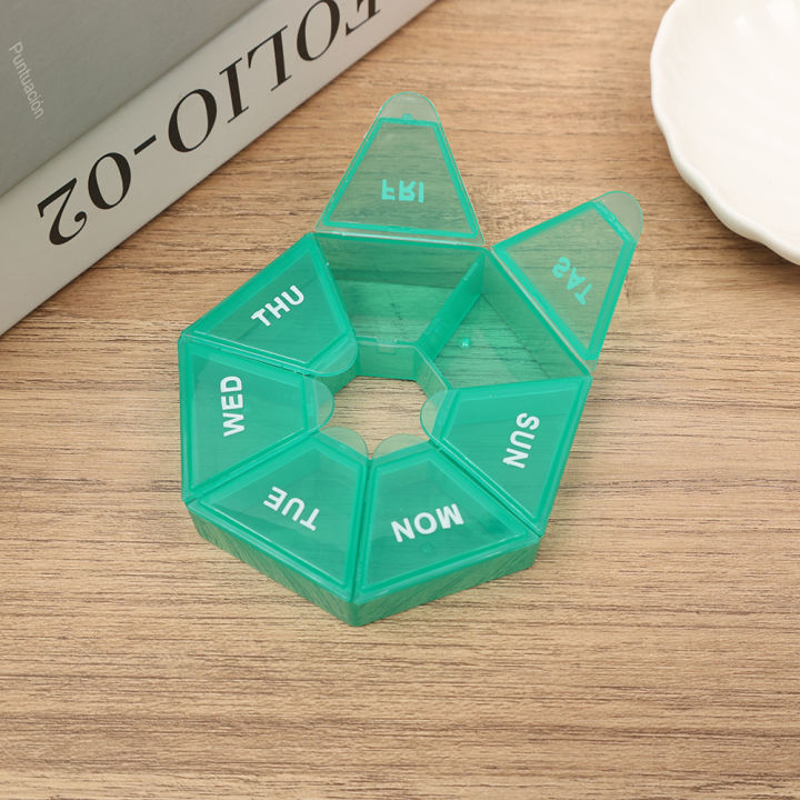 1PC%207%20Grid%20Tablet%20Box%207%20Days%20Weekly%20Pill%20Boxs%20Portable%20Jewelry%20Pill%20Storage%20Tablet%20Holder%20-%20Image%205