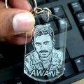 Transparent Customized Keychains - Print Your Own Image Text on Acrylic Keychain. 