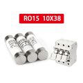5Pcs 10*38 Fast blow Ceramic Fuse 10x38mm Fuse 500V 1A 2A 3A 4A 5A 6A 8A 10A 16A 20A 25A 32A RO15 RT19 RT14 RT18. 