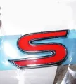 Pack of 1 NEW Toyota Corolla / Yaris OEM S Emblem Monogram Plastic. 