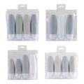 【Footprint】 Silicone Travel Bottles Leak Proof Squeezable Refillable Travel Accessories Portable Toiletries Containers Travel Size Cosmetic. 