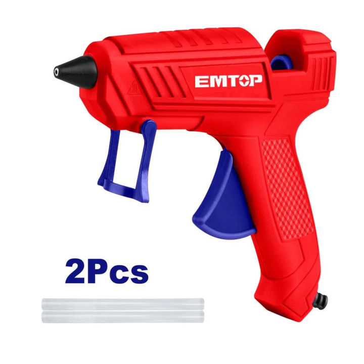 EMTOP Original Heat Glue Gun with Free 2 Pcs Glue Sticks.