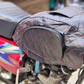 Motorcycle Fuel Tank Organizer Cover In Leather Stuff With Premium Quality For Bike (CG 125). 