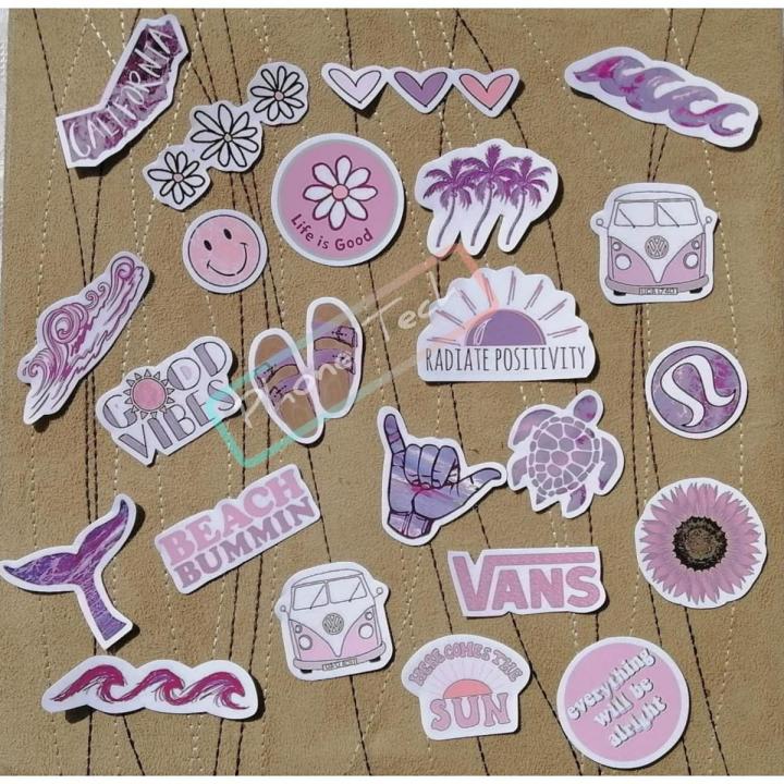 Aesthetic purple shade Stickers -for mobile back, Laptop, dairy and for decorating your stuff and making them look more attractive