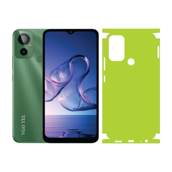VGO TEL NEW 12 Back RHINO-0189 Lemon Green Sheet Anti-stain Wrap Cover