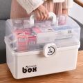 Medical kit Household Large capacity multi-layer storage box Large plastic first aid kit Household emergency medicine kit. 