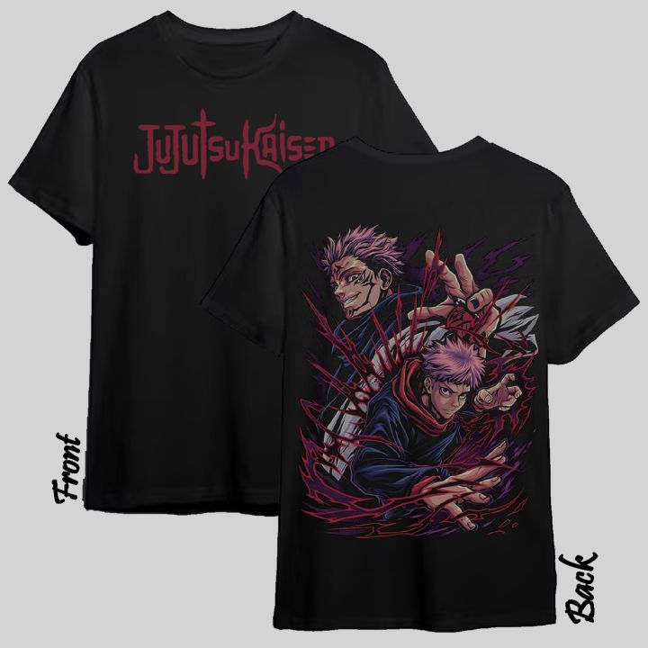 Jujutsu Kaisen Tshirt Whimsy Print Tee For Anime Boys And Girls Digital Printed
