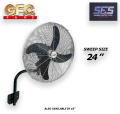 GFC fan Mega Wall Mounted / Bracket Fan - 24 inches- Copper Winding For Masjid hall room hotel restaurant full size GFC fans. 