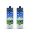 Aqua Coco 100% Natural Coconut Water (2pcs of 1Ltr). 