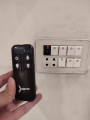 Remote Control Digital Fan Dimmer in China Fitting with Back Lock and Remote control. 