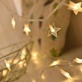 Led Star Fairy Light Battery Opertaed, Star String Light 20 Star in 1 String For Wedding, Christmas decor, Home Decor. 