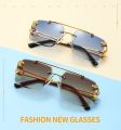 Luxury Square Sunglasses Man Woman Brand Designer Vintage Rimless Sun Glasses Male Female Fashion Retro Mirror Oculos De Sol. 