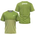 Joma Breathable Running Sportswear Fitness Short Sleeve Men's Badminton Sports T Shirt Tricolor Splicing Printed Tennis Apparel. 