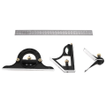 3 in 1 300 mm Measuring Ruler Adjustable Measuring Ruler Multi Combination Square Angle Finder. 