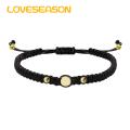 Him Her Commitment Bracelet Retro Titanium Steel Beads Couple Bracelets Adjustable Friendship Wriands Southeast Asian Birthday Gift Couple Matching Bracelets. 