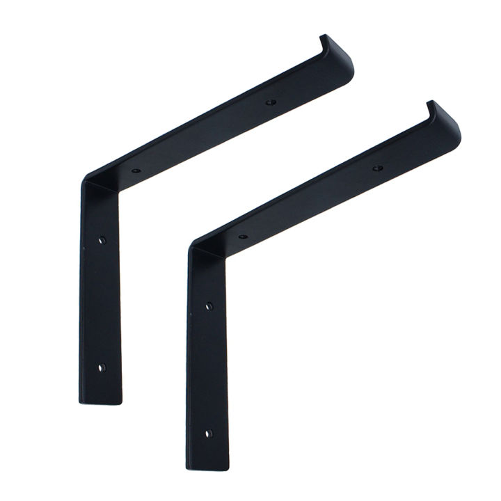 Decorative%20Rustic%20Shelves%20Rustic%20Hanging%20Rack%20Floating%20Metal%20Wood%20Wall%20Mounted%20Shelf%20with%20L%20Brackets%20Set%20of%202%20For%20Storage%20-%20Image%206