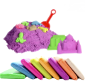 Kinetic Sand 0.5 Kg Pack Colors Blue Purple Green Pink Orange Beach Yellow For Kids. 