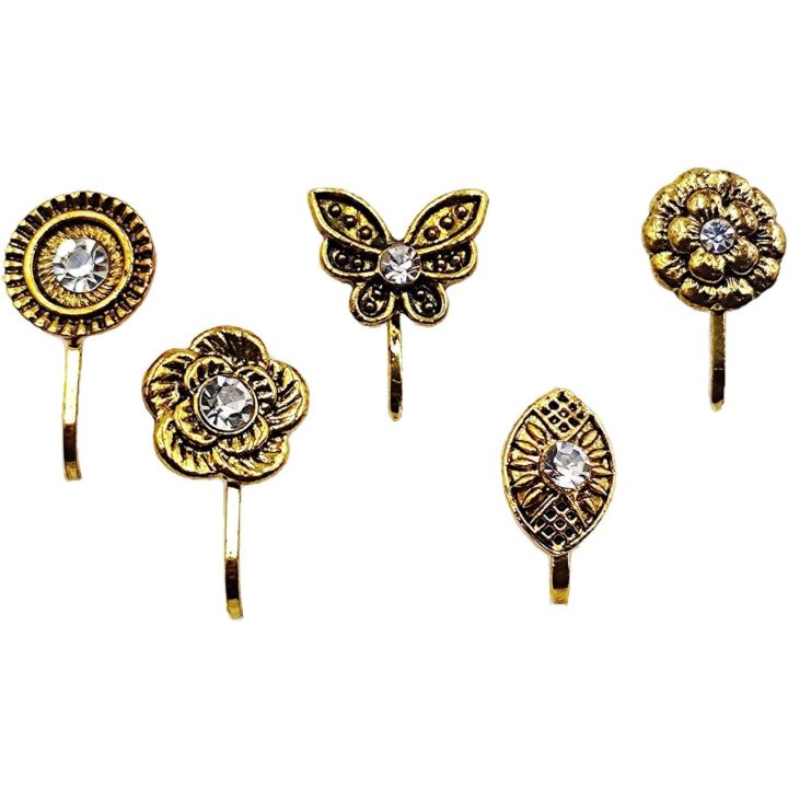 Oxidized%20Silver%20Handmade%20Nose%20clip,%20Nose%20Pin,%20Nose%20Rings%20&%20Stud%20for%20women/%20Body%20Jewellery/%20Non-Piercing%20Nose%20Pin%20floral%20nospin%20-%20Image%206