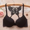 Front Open Butterfly Y-line Adjustable Straps Push Up Bra for girls / womens -1606. 