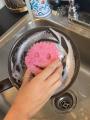 Tempreture Sensitive Color Sponges - Scratch-Free Multipurpose Dish Sponges for Kitchen, Bathroom + More - Household Cleaning Sponges Made with BPA-Free Polymer Foam (3 Count). 