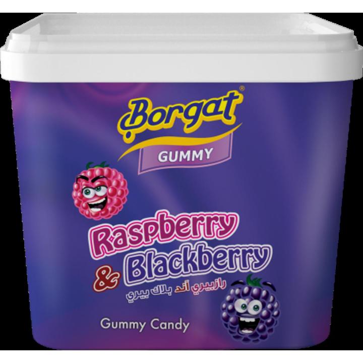 Borgat Raspberry & Blackberry Gummy Candy Tub 160 gram (Germany)0