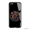 TA for Vivo Y55 / Y55S / Y55L / Y55A Back Cover Fashion BTS Tempered Glass Painting Phone Case. 