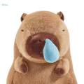 Capybara Stuffed Toy with Pullable Snot Bubbles Sofa Collectible Comfortable Plush Figure 30cm. 