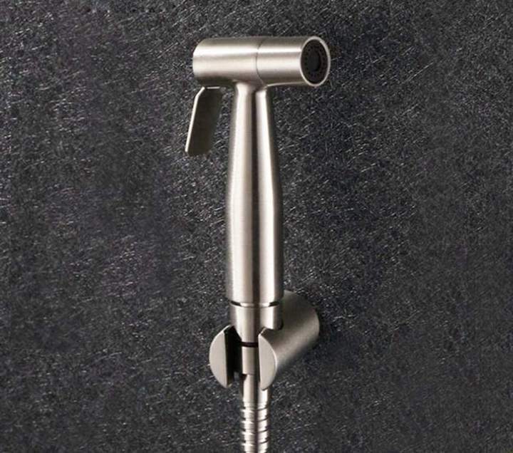 Stainless%20Steel%20Handheld%20Bidet%20Sprayer%20With%20Hose%20and%20Bracket,%20Stainless%20Steel%20Muslim%20Shower%20-%20Image%203