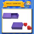 Creative Magic Purple Magic Box Trick Performance Mystery Magic Show Props Funny Magic Show Magic Kits for Gifts. 