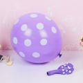 Pack Of 100 - 12 Inch Latex Skye Blue Polka Dot Balloon - Skye Blue !. 