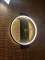 LED Wall Clock - Indoor Modern Decorative LED Wooden Fancy LED Wall Clock. 