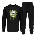RiseUp Store - Bad Boy Printed Tracksuit  Trendy Style Soft and Confert Round Neck Full  Sleeves TShirt and Trouser For Men. 