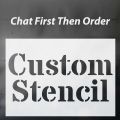 Custom Stencil  Image to Stencil Reusable Flexible Canvas Painting & Wall Painting Stencil Brand Logo Image Stencil. 