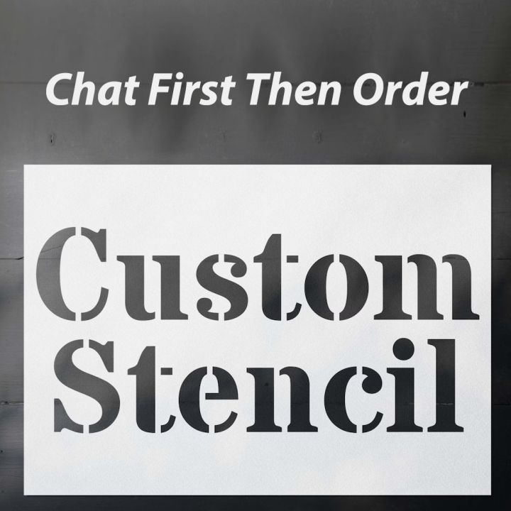 Custom Stencil  Image to Stencil Reusable Flexible Canvas Painting & Wall Painting Stencil Brand Logo Image Stencil