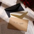 Black Vintage Office Supplies Greeting Card Cover Wedding Invitation Letter Paper Small Paper Envelope Card Holder Kraft Blank Envelope Window Envelope. 