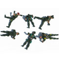 5 Pcs - Military Force Action Figure Toys Set - Army Man Soldier War Toy For Kids Boys Girls - Soldiers. 