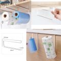 Iron Roll Paper Holder Towel Rack Kitchen Tissue Holder Hanging Bathroom Toilet Kitchen Cabinet Door Hook Shelves Organizer, Iron Roll Paper Holder Towel Rack, Kitchen Tissue Holde. 