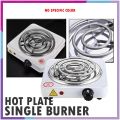 Electric Stove (Electric CHULA) Portable Hot Plate - Open Iron Coil Single Burner 1000 Watts - RAF R8010B. 