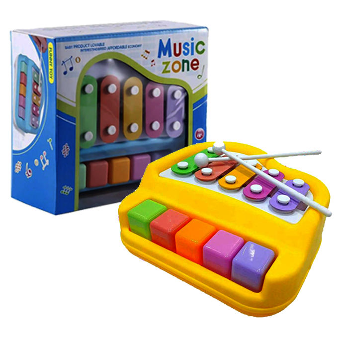 Music%20Zone%20Xylophone%20&%20Piano%20-%20Musical%20Toy%20For%20Kids%20-%205%20Keys%20-%20Multi%20Color%20-%20Image%202