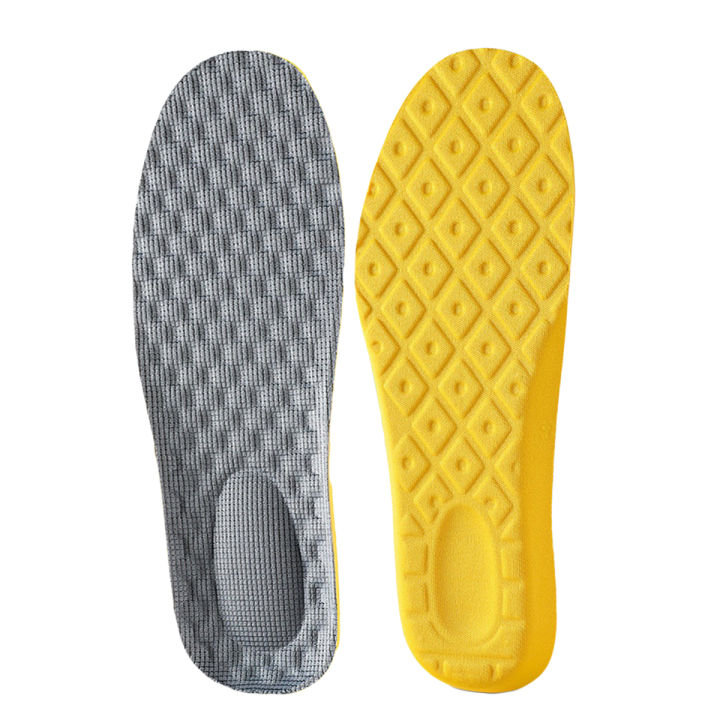 Insoles Breathable Damping Mesh Latex Memory Foam Massage Insole