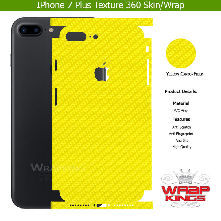 iPhone 7 Plus Carbon Fiber 360 Matte Skin with Camera Protection