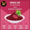 Organic Beetroot Powder For Skin Chukandar Powder For Hair & Lips By Nuts N Snax. 