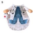 Pet Halloween Costume Funny Dog Cat Doctor Costume Pet Doctor Clothing Funny Cosplay Clothes Dress Apparel Outfit Uniform Manner. 