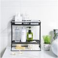 Washroom Bathroom Accessories Bottle Storage  Metal Wire Shelf Rack Organizer. 