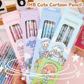 10Pcs/set HB Cartoon Writing Pencil With Rubber Rubbing Drawing Pencil Kids Gift Student School Office Stationery Supplies. 