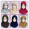10 step Ready To Wear New Stylish Hijab With Niqab Option for Women & Girls. 
