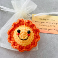 1 Piece Sending Sunshine Gift-Thinking of You Present Friendship Gift Happiness Sympathy Gift Baskets Feel Better Gifts for Women the Little Sun 5.8cm. 