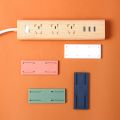 Self Adhesive Wall Mount Power Strip Sticker Adhesive Hook Wire Fixer Cable Organizer Extension Panel Holder Holder. 