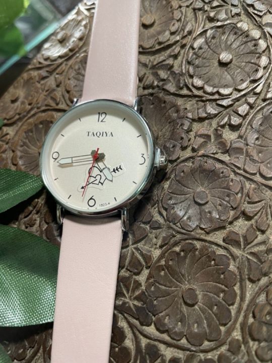 Taqiya Ladies Watch (Leather Strap)